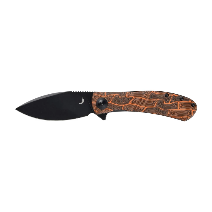 Nóż Składany Trollsky Knives Mandu EVO MTE012 14C28N Orange G10 Liner Lock
