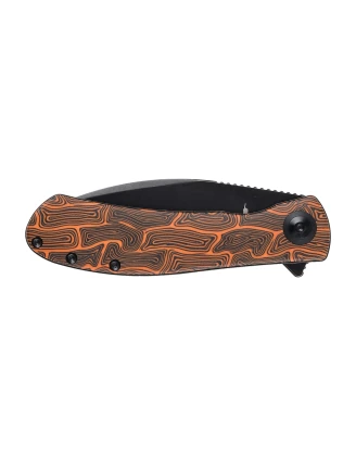 Nóż Składany Trollsky Knives Mandu EVO MTE012 14C28N Orange G10 Liner Lock