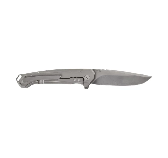 Nóż składany MK Knives & Tools Ingeni Urban Gray – klinga S90V, tytanowa rękojeść, Frame Lock