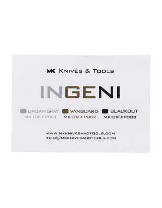 Nóż składany MK Knives & Tools Ingeni Urban Gray S90V tytan Frame Lock