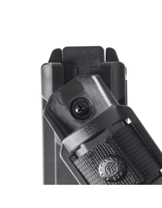 Pałka teleskopowa ESP Baton 16" czarna hartowana z uchwytem BH-54