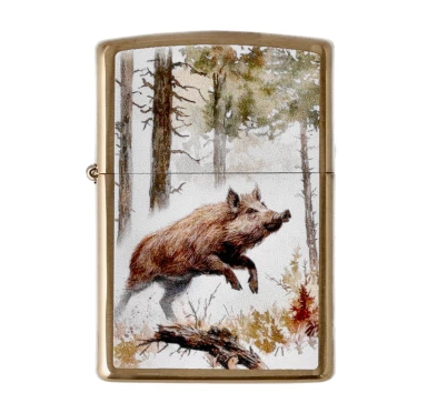 Zapalniczka Zippo Dzik 60007521 – Wiatroodporna Benzynowa