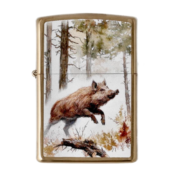 Zapalniczka Zippo Dzik 60007521 – Wiatroodporna, Benzynowa