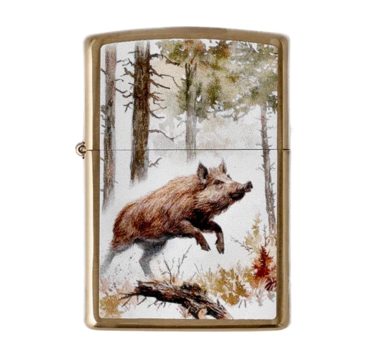 Zapalniczka Zippo Dzik 60007521 – Wiatroodporna Benzynowa