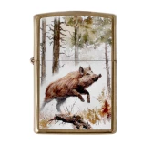 Zapalniczka Zippo Dzik 60007521 – Wiatroodporna, Benzynowa