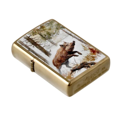 Zapalniczka Zippo Dzik 60007521 – Wiatroodporna, Benzynowa