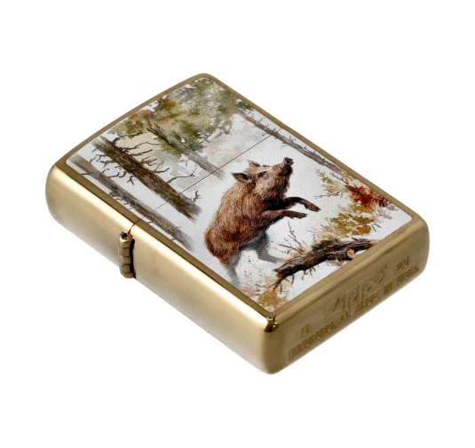 Zapalniczka Zippo Dzik 60007521 – Wiatroodporna, Benzynowa