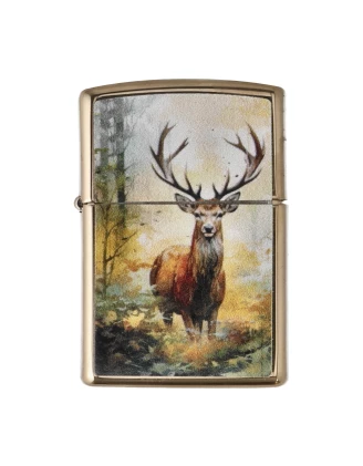Zapalniczka Benzynowa Zippo Jeleń 60007254 – Wiatroodporna, Dożywotnia Gwarancja