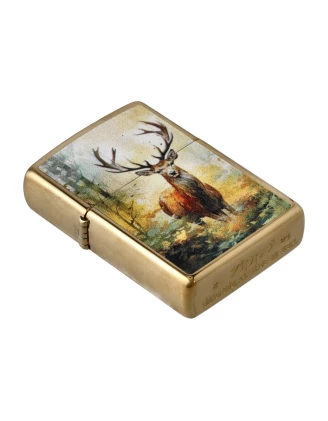 Zapalniczka Benzynowa Zippo Jeleń 60007254 – Wiatroodporna, Dożywotnia Gwarancja