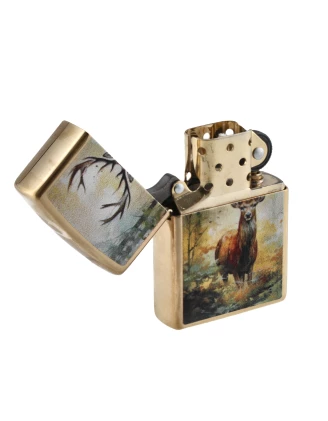 Zapalniczka Benzynowa Zippo Jeleń 60007254 – Wiatroodporna, Dożywotnia Gwarancja