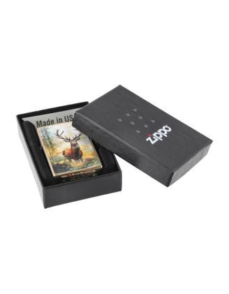 Zapalniczka Benzynowa Zippo Jeleń 60007254 – Wiatroodporna, Dożywotnia Gwarancja