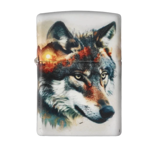 Zapalniczka Benzynowa Zippo Wilk 60007507 - Wiatroodporna | imag24.pl