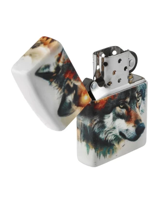 Zapalniczka Benzynowa Zippo Wilk 60007507 - Wiatroodporna | imag24.pl