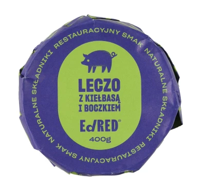 Konserwa Ed Red Casual Leczo z Kiełbasą i Boczkiem 400g - Imag24.pl