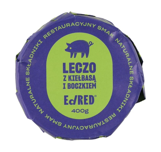 Konserwa Ed Red Casual Leczo z Kiełbasą i Boczkiem 400g - Imag24.pl