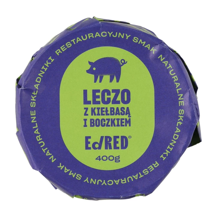 Konserwa Ed Red Casual Leczo z Kiełbasą i Boczkiem 400g - Imag24.pl