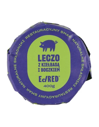 Konserwa Ed Red Casual Leczo z Kiełbasą i Boczkiem 400g - Imag24.pl
