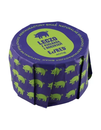 Konserwa Ed Red Casual Leczo z Kiełbasą i Boczkiem 400g - Imag24.pl