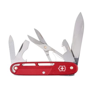 Scyzoryk Victorinox Alox Refined Synergy X 0.8226.20 Czerwony - 10 funkcji, klips EDC