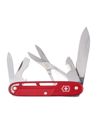 Scyzoryk Victorinox Alox Refined Synergy X 0.8226.20 Czerwony - 10 funkcji, klips EDC
