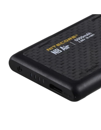Power Bank Nitecore NB AIR 5000 mAh - Ultralekki, Wodoodporny Powerbank Turystyczny