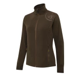 Beretta HP Logo Full Zip – Damska Bluza Polarowa, Brązowa L