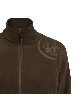 Bluza Damska Beretta HP Logo Full Zip Brązowa L – Imag24.pl