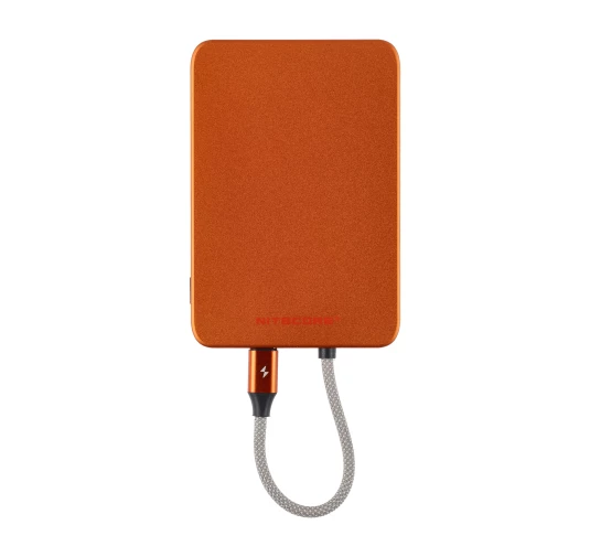 Nitecore Pocket 5 Alloy Orange – Power Bank 5000 mAh z MagSafe | imag24.pl
