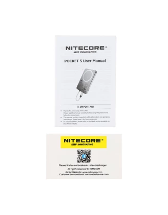 Nitecore Pocket 5 Alloy Orange – Power Bank 5000 mAh z MagSafe | imag24.pl