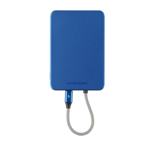 Power Bank Nitecore Pocket 5 Cobalt Blue 5000 mAh IPX7 MagSafe | imag24.pl