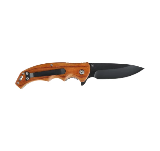 Nóż składany Joker JKR0933 Drop Point, drewniana rękojeść EDC