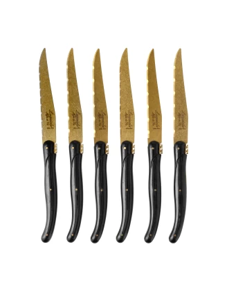 Laguiole Noże do Steków Gold Stonewash 6 szt. | imag24.pl