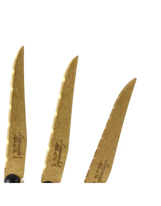Laguiole Noże do Steków Gold Stonewash 6 szt. | imag24.pl