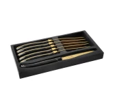 Laguiole Noże do Steków Gold Stonewash 6 szt.