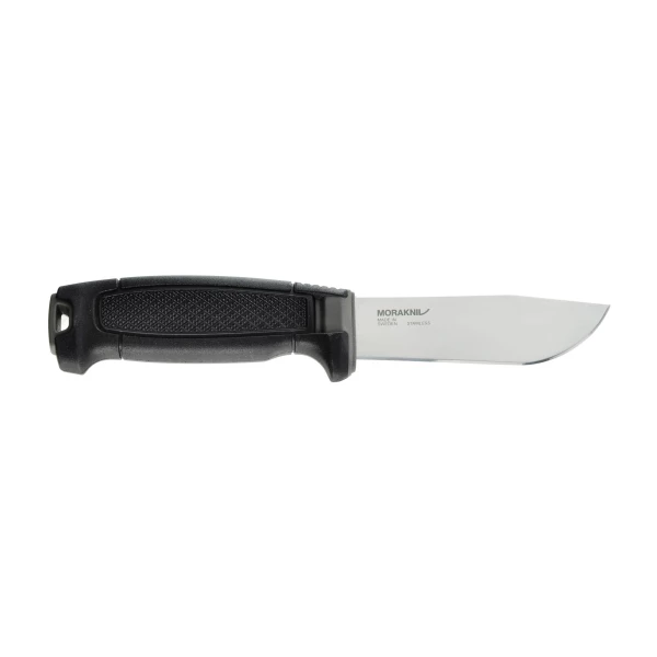 Morakniv Amberg Full Flat Black Skies (S) – Nóż Outdoorowy ze Stali 14C28N, Drop Point