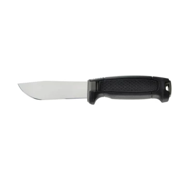 Morakniv Amberg Full Flat Black Skies (S) – Nóż Outdoorowy ze Stali 14C28N, Drop Point