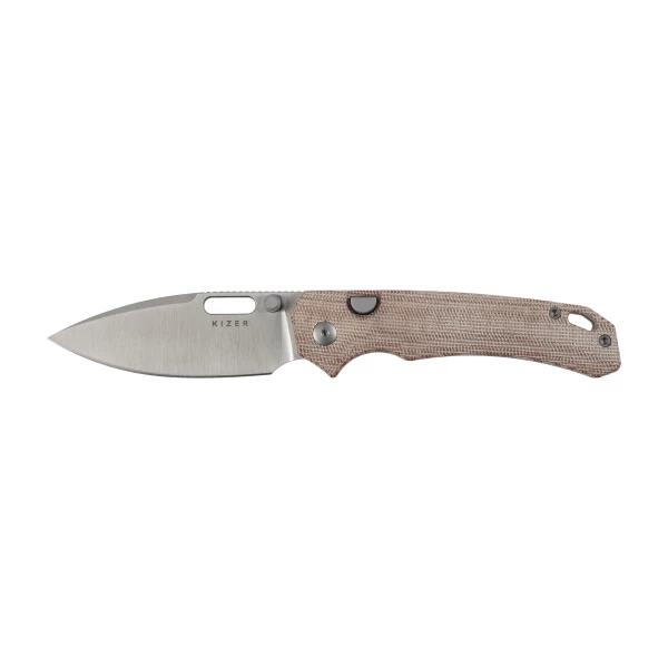 Nóż składany Kizer Outposter V3802BDA1 EDC, głownia 83 mm, Micarta