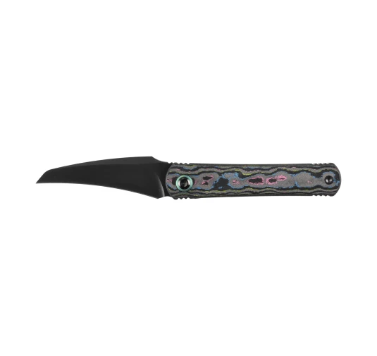 Nóż składany Kizer Feist 3 ZX-3499.3A3 - Ostrze Hawkbill CPM S90V, Tytan