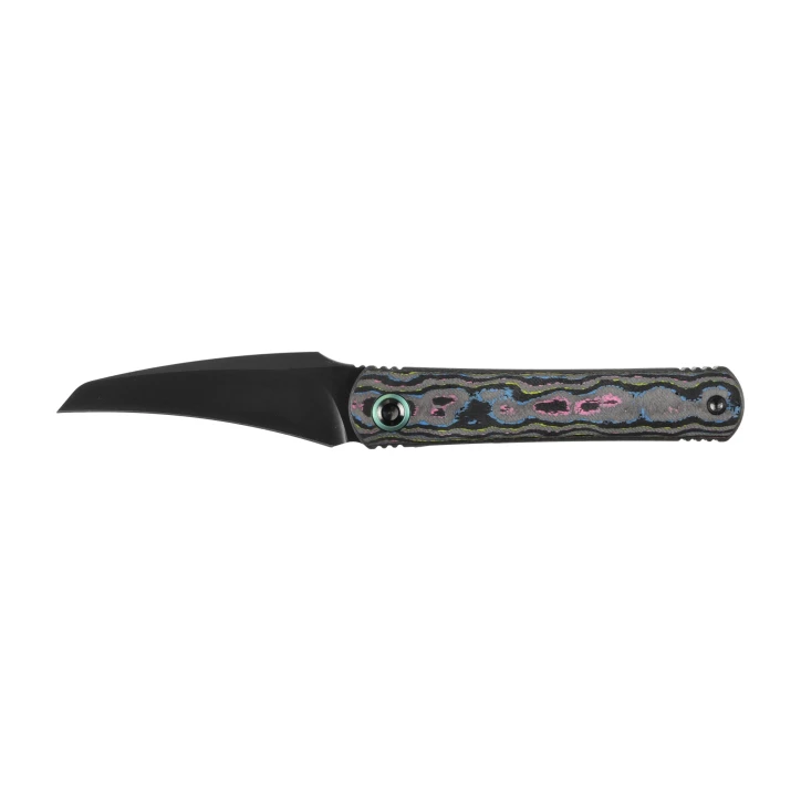 Nóż składany Kizer Feist 3 ZX-3499.3A3 - Ostrze Hawkbill CPM S90V, Tytan