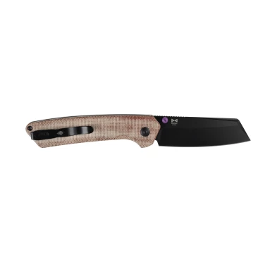 Nóż składany Kizer Madrac V3693BSA1 – Sandvik 14C28N, Micarta, Button Liner Lock