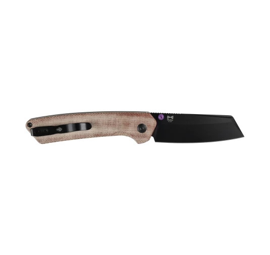 Nóż składany Kizer Madrac V3693BSA1 – Sandvik 14C28N, Micarta, Button Liner Lock