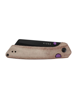 Nóż składany Kizer Madrac V3693BSA1 Sandvik 14C28N Micarta | imag24.pl