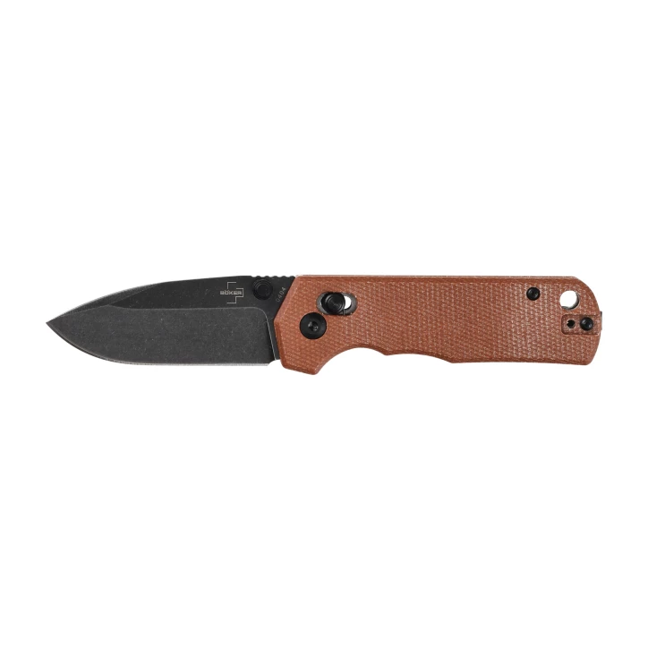 Boker Plus Rockstub Brown Micarta 14C28N - Nóż Składany EDC | imag24.pl