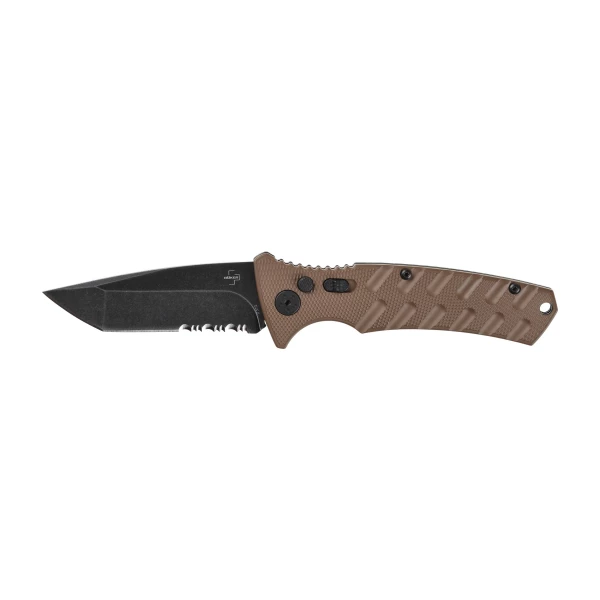 Nóż składany Boker Plus Strike Tanto Combo Coyote 01BO425