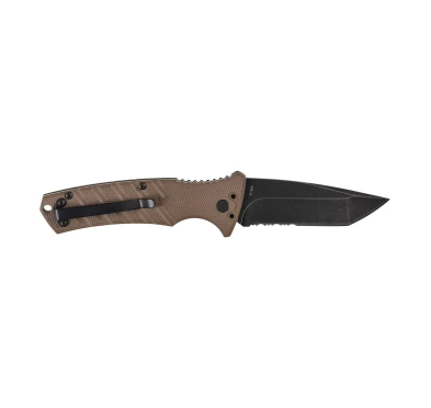 Nóż składany Boker Plus Strike Tanto Combo Coyote 01BO425