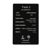 Nóż składany Kizer Feist 3 ZX-3499.3A1 – ultralekki folder z CPM S90V, tytanem i włóknem węglowym
