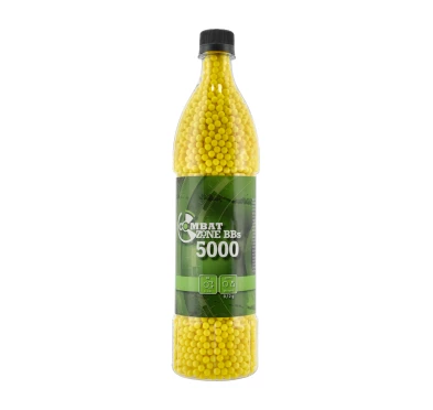Kulki ASG Combat Zone Basic 0,12g 6mm 5000 szt. Żółte | imag24.pl