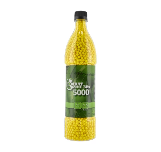 Kulki ASG Combat Zone Basic 0,12g 6mm 5000 szt. Żółte | imag24.pl