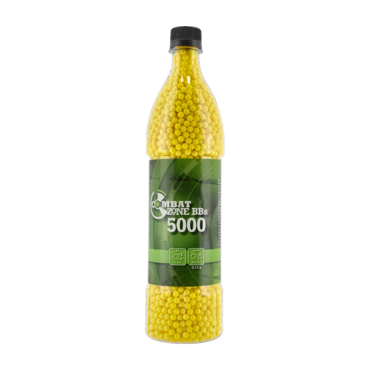 Kulki ASG Combat Zone Basic 0,12g 6mm 5000 szt. Żółte | imag24.pl