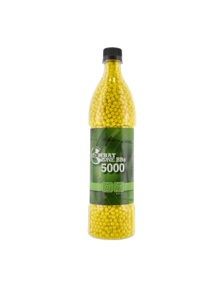 Kulki ASG Combat Zone Basic 0,12g 6mm 5000 szt. Żółte | imag24.pl